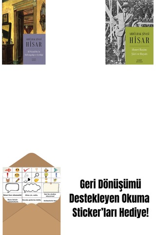 Ali Nizami Bey İn Alafrangalığı Ve Şeyhliği Kitap Boy + Ahmet Haşim: Şiiri Ve Hayatı + Okuma Sticker'ları