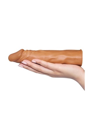 Zaga Oyun Pleasure Extender 5 CM Dolgulu Premium Melez Silikon Penis Kılıfı