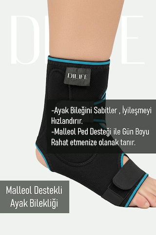 Malleol Destekli Ayak Bilekliği Bilek Eklem Ağrıları Sağ&sol Uyumlu