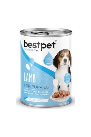 Bestpet Kuzu Etli Yavru Köpek Konservesi 400 Gr 6'lı Paket