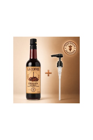 La Coffee Çikolata Aromalı Kahve Ve Kokteyl Şurubu 750 Ml - %100 Pancar Şekerli