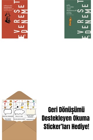 Tolstoyevski Muamması + Peki, Ya Eserler Yazar Değiştirseydi + Okuma Sticker'ları