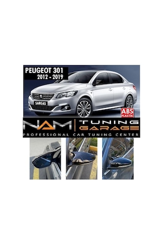 Peugeot 301 Yarasa Ayna Kapağı Parlak Siyah (2013 ve Sonrası)