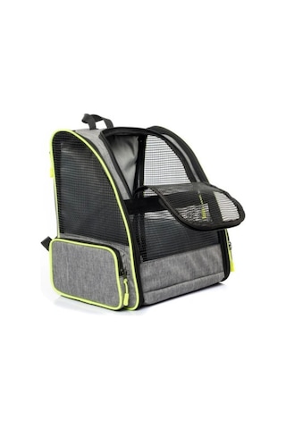 Brave Paws Sp Kedi Köpek Çantası Yıkanabilir Ve Hava Alan Piramit Model Gri