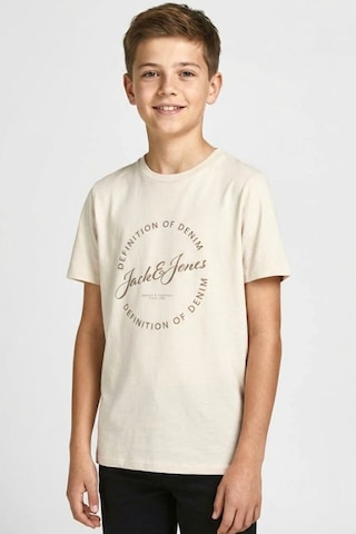 Jack & Jones Jjgrayson Çocuk Tişört Bej