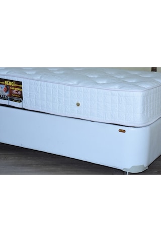 Suni Deri Beyaz Silinebilir Kumaş Metal Transmisyon Çelik 120*200 cm, Ortopedik Cotton Kumaş Yatak