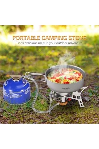 Bloomnest Sobası Soba Petek Lıxada Kamp İle Gaz Etiketli Zs Gri, Küçük Boy Model Gri