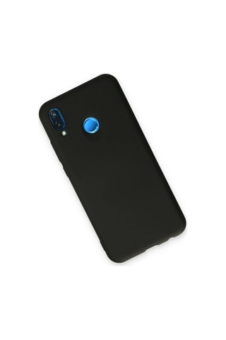 Mey Najmaddin Huawei P20 Lite Kılıf Nano İçi Kadife Silikon - Siyah Najmaddin Diğer