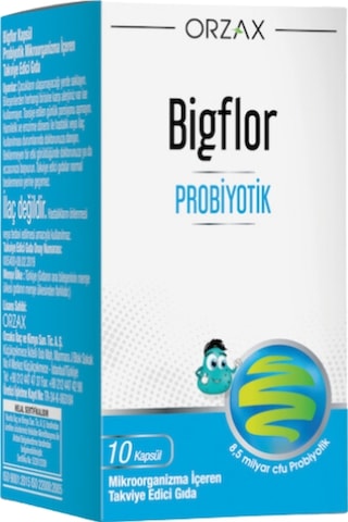 Orzax Bigflor Probiyotik 3 x 10 Kapsül