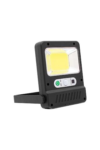 Powermaster Yx-607 Cob Ledli Solar Panelli Hareket Sensörlü Çok Fonksiyonlu Lamba Siyah