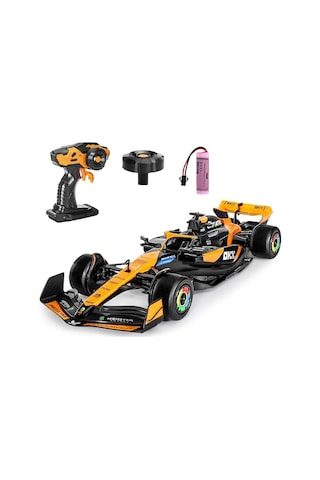 Kumandalı Şarjlı Işıklı Full Fonksiyon 1:14 2.4g Formula 1 Mclaren Mlc38 Oyuncak Araba Çok Renkli