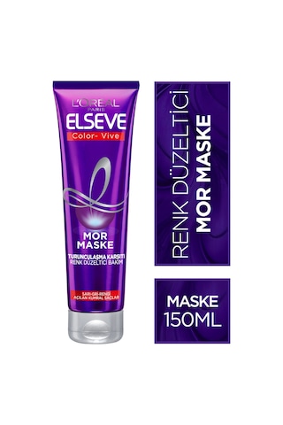 L'oréal Paris Elseve Turunculaşma Karşıtı Renk Düzeltici Mor Maske 150ml