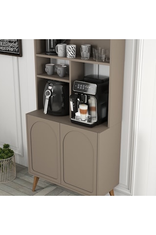 Lyon Kahve Köşesi 80cm - Atlas / Ceviz