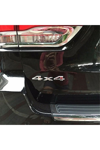 4x4 Krom Bagaj Yazısı 3m 3d Abs Jeep Grand Cherokee