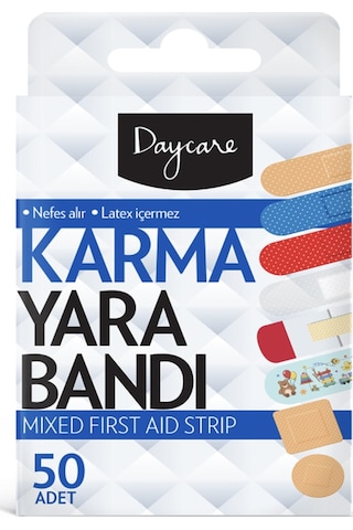 Daycare Karma Yara Bandı 50 Adet Daycare Karma Yara Bandı 50 Adet