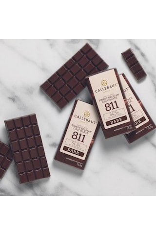 Callebaut Bitter Çikolata Napoliten 1 Kg 75 Adet Belçika Çikolatası Tekli Sunumluk Mini Bitter Çikolata