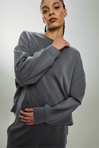 Defacto Modal Sporcu Sweatshirt F8353ax26spgr463 Gri-gr463