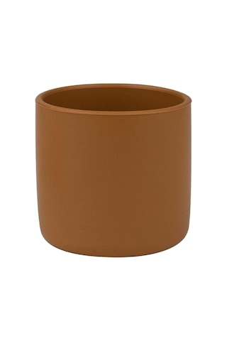 Oioi Silikon Mini Bardak Woody Brown Kahverengi