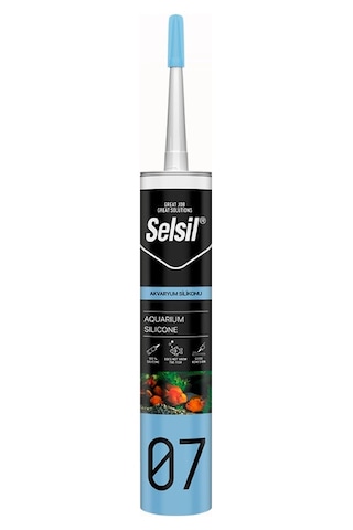Selsil 280 Ml Akvaryum Silikon, 2 Adet Ve Rosıe