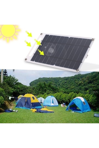 Pazly 7.8w Taşınabilir İnce Monokristal Güneş Paneli, Usb Şarj, Kamp, Dağcılık, Yürüyüş İçin
