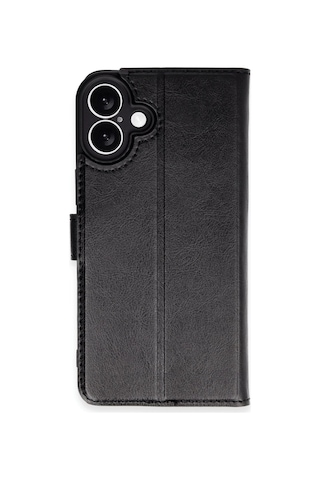 Mey İthalat iPhone Uyumlu 16 Plus Kılıf Trend S Plus Kapaklı Kılıf - Siyah 64637283
