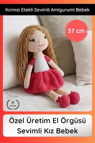 Amigurumi Özel Üretim El Yapımı Renkli Etekli Amigurumi Bebek El Örgüsü Sevimli Oyuncak Dekoratif