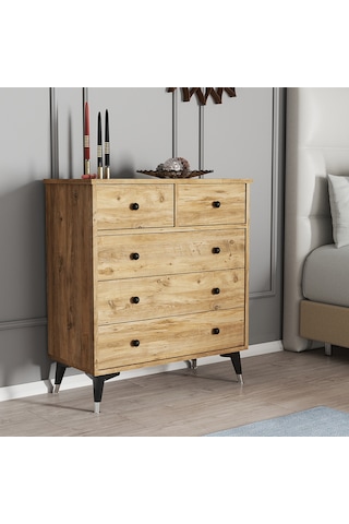 Moxen Mobilya S13 Çam Şifonyer