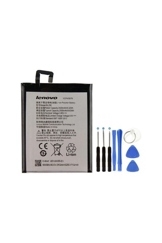 Senalstore Lenovo Vibe S1 Bl250 Batarya Pil + Tamir Seti
