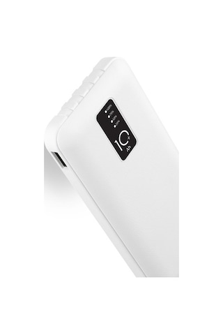 Powerway 10.000 Mah Dijital Göstergeli Kablolu İnce Tasarim Powerbank Tx108