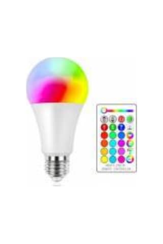 10w Rgb Led Ampul Çok Renkli Ac85