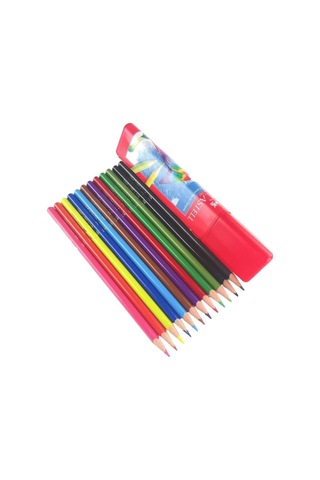 Faber-castell Boya Kalemi 12 Renk Tam Boy Üçgen Plastik Tüp Genel