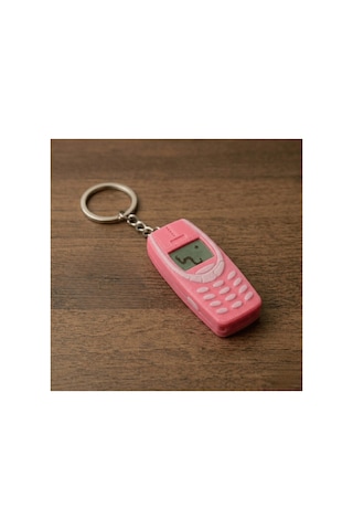 Premium Pembe 3d Baskı Nostaljik Tuşlu Telefon Anahtarlık - İkonik Yılan Oyunu Figürlü Pembe Premium Pembe 3d Baskı Nostaljik Tuşlu Telefon Anahtarlık - İkonik Yılan Oyunu Figürlü Pembe