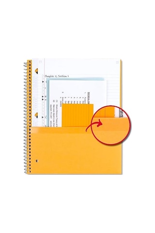 Five Star Spiral Defterler + Çalışma Uygulaması, 2&apos Li Paket, 5 Konu, Kolej Çizgili Kağıt, 200 Yaprak, Mürekkep Kanaması İle Savaşır, Suya Dayanıklı Kapak, Siyah, Yeşil 820190 103 Ivory