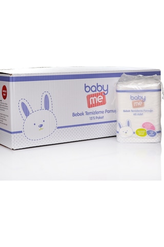 Baby Me Bebek Temizleme Pamuğu 15 x 60 Adet
