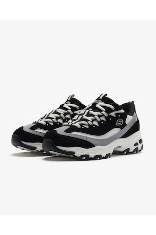 Skechers D'lites - Smooth Nostalgia 150537 Bknt Kadın Siyah Sneakers Siyah