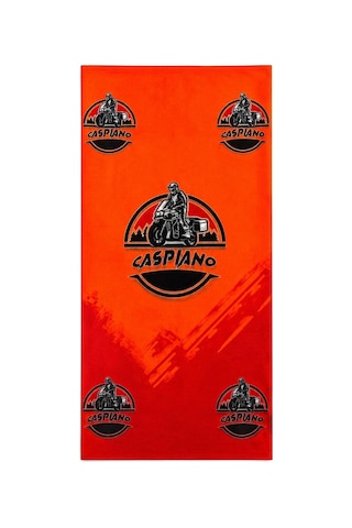 Caspiano Unisex Motosiklet Maskesi Bandana Outdoor Boyunluk-buff Turuncu