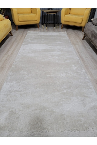 Arbese Kesme Yolluk Kaymaz Taban Yumuşak Peluş Halı Açık Vizon Ackvznarbs