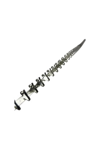 Metal Malzeme Gümüş Renk Bir Metre 92 Kancalı Tesbih&takı Sergileme Askısı