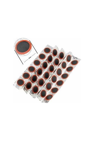 Hsgl Bisiklet Lastik Soğuk Yama Bisiklet Yedek Parça Tamir Kiti 64'lü 20 MM Siyah