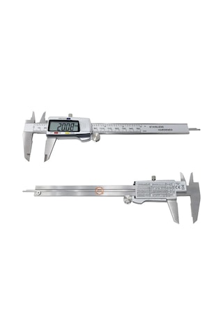 Dijital Çelik Gövde 150 Mm Kumpas-pil Hediyeli