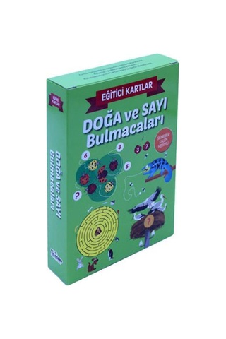 Doğa ve Sayı Bulmacaları Eğitici Kartlar- Teleskop