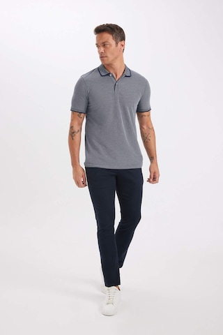 Defacto Slim Fit Dar Kesim Polo Yaka Kısa Kollu Pamuklu Tişört D0033AXNS Lacivert