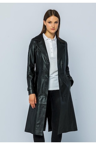 Basics&more Kadın Trenc Deri Ceket Brenda 001