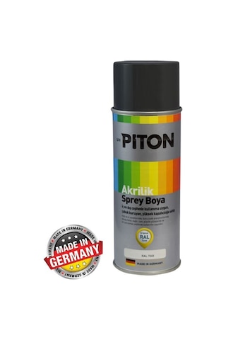 Piton Akrilik Sprey Boya 400 Ml Ral7043 Trafik Gri