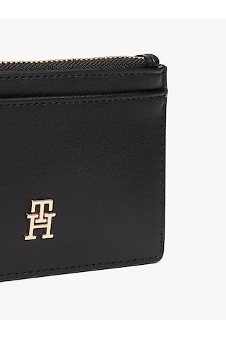 Tommy Hilfiger Th Icon Long Cc Holder Kadın Siyah Kartlık - Aw0aw17735