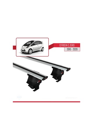 Citroen C-zero 2010-2020 Arası İle Uyumlu Ace-4 Ara Atkı Tavan Barı Gri
