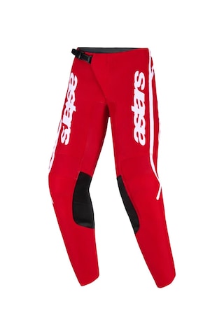 Alpinestars Youth Fluid Apex Genç Kros Motosiklet Pantolonu Kırmızı Beyaz