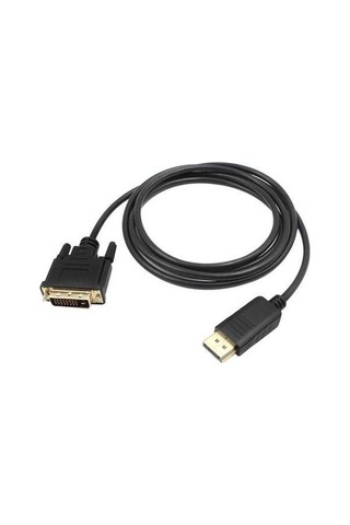 Fortunelane 1.8m Siyah Dp-dvı Hdmı Kablo, 1080p Full Hd, Kolay Bağlantı, Ekran/proje İçin