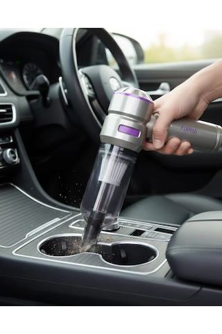 Şarjlı Mini El Süpürgesi Üfleme Ve Vakum Özellikli 1