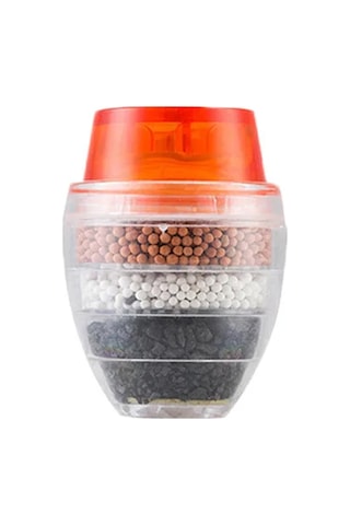 5 Katmanlar Aktif Karbon Su Arıtıcısı Mutfak Dokunun Filtre Çok Renkli